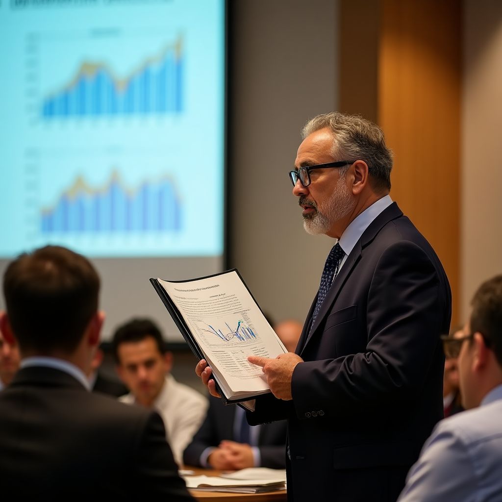 Presentación de informe económico